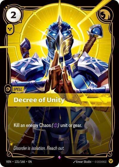 Decree of Unity - Front