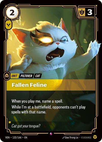 Fallen Feline - Front