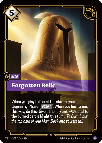 Forgotten Relic - Front