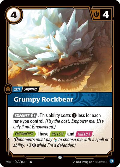 Grumpy Rockbear - Front