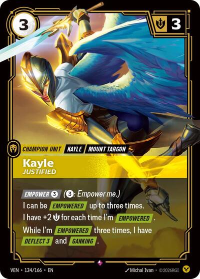 Kayle, Justified - Front