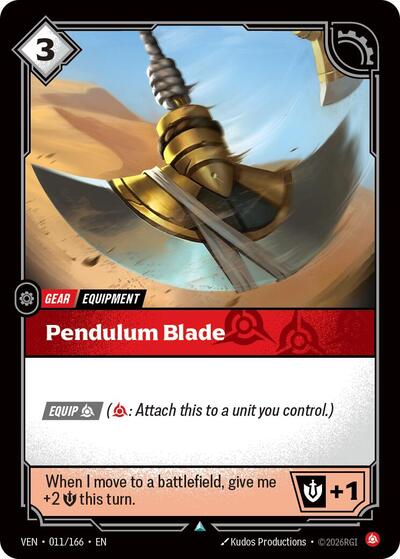 Pendulum Blade - Front