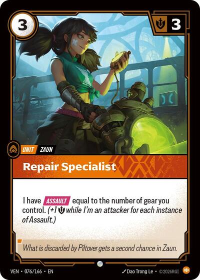 Repair Specialist - Front