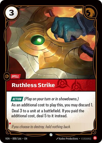 Ruthless Strike - Front