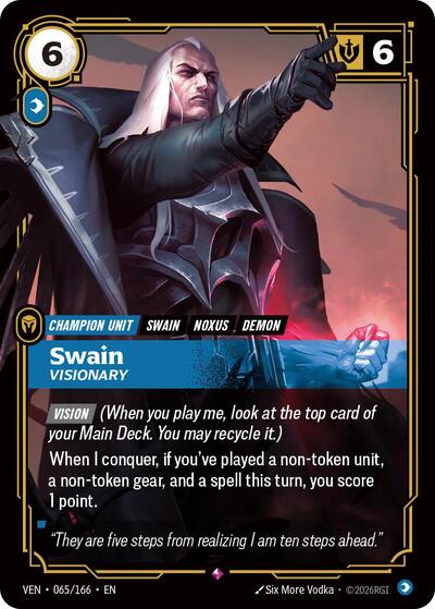 Swain, Visionary - Front