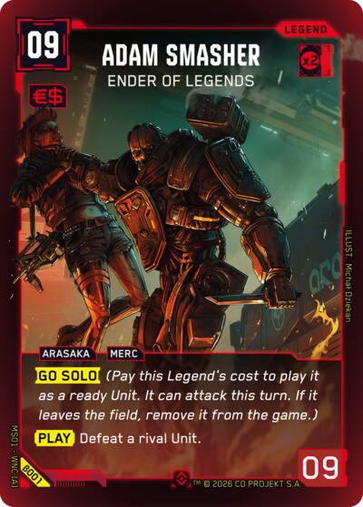 Adam Smasher - Ender of Legends (Epic) - Front