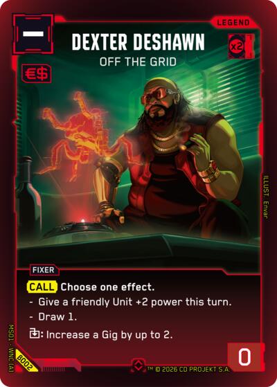 Dexter DeShawn - Off the Grid (Rare) - Front
