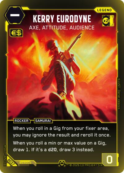 Kerry Eurodyne - Axe, Attitude, Audience (Rare) - Front