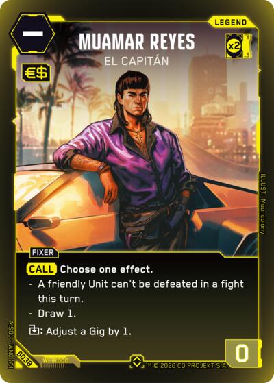 Muamar Reyes - El Capitan (Rare) - Front