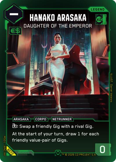 Hanako Arasaka - Daughter of the Emperor (Rare) - Front
