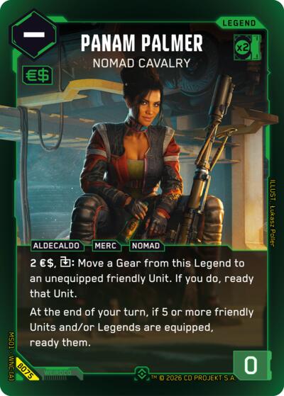 Panam Palmer - Nomad Cavalry (Epic) - Front
