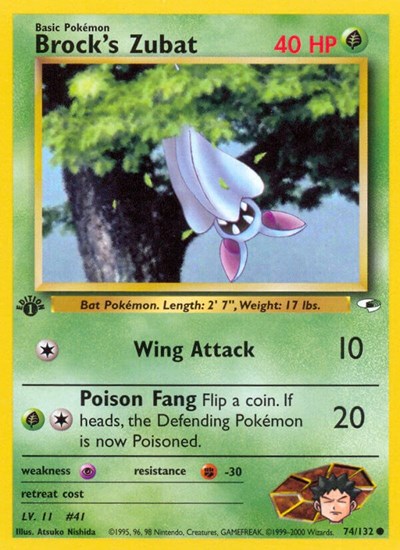 Brock's Zubat (74) - Front