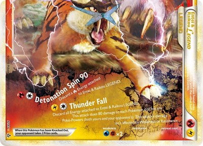 Entei & Raikou Legend (bottom) - Front