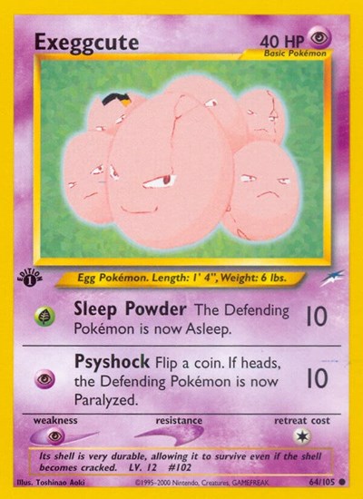 Exeggcute - Front