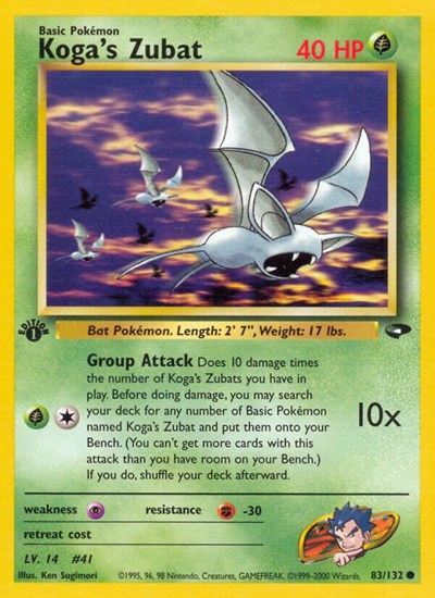 Koga's Zubat - Front
