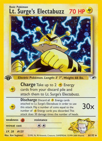 Lt. Surge's Electabuzz (6) - Front