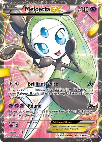 Meloetta EX (Full Art) - Front