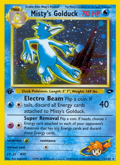 Misty's Golduck - Front