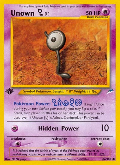Unown [L] - Front