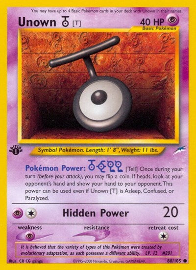Unown [T] - Front