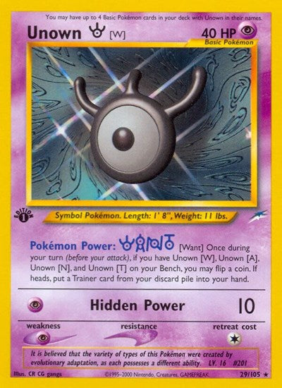 Unown [W] - Front