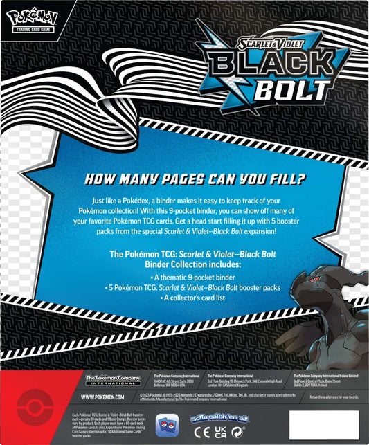 Pokémon TCG: Scarlet & Violet—Black Bolt Binder Collection