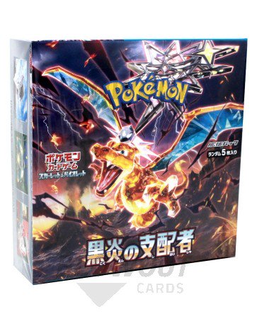 Pokémon TCG Ruler Of The Black Flame SV3 Booster Box Japanese