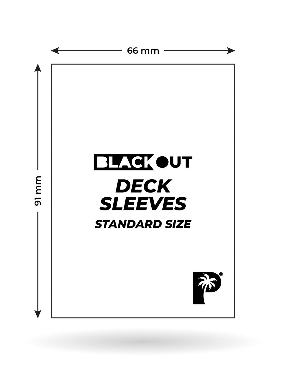 Blackout Deck Sleeves - Standard Size