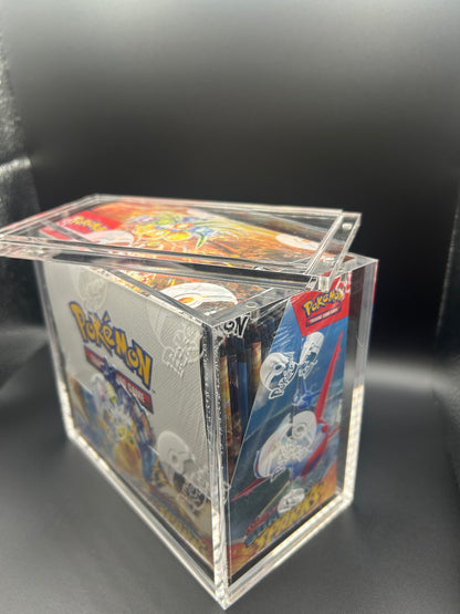 Pokémon TCG English Booster Box Acrylic Display Case - Stackable