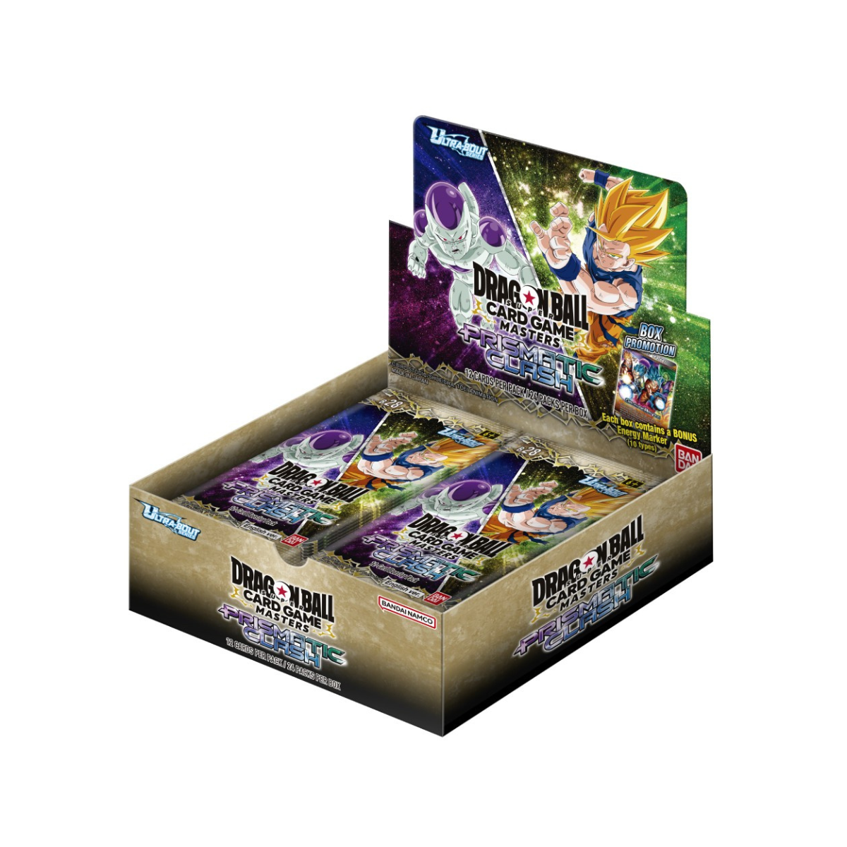 Dragon Ball Super Card Game: Masters – Booster Display Box: Ultra Bout – Set 1: Prismatic Clash [B28]
