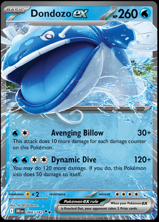 Image of Dondozo ex Destined Rivals (DRI) #066