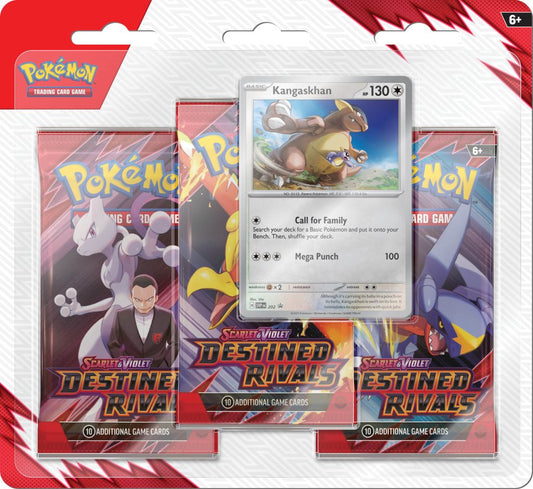 Pokémon TCG Scarlet & Violet 10 Destined Rivals Three booster blister
