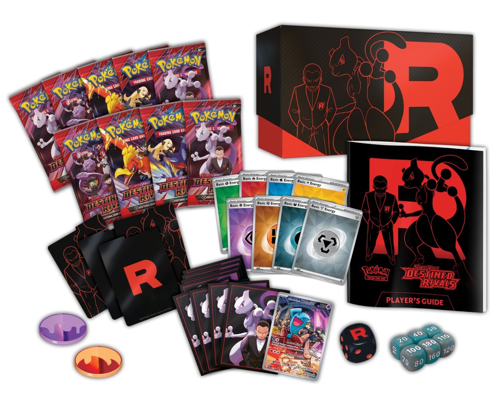 pokemon trading card game scarlet & violet 10 destined rivals Pokémon TCG Scarlet & Violet 10 Destined Rivals Elite Trainer Box –  Obsession Gaming