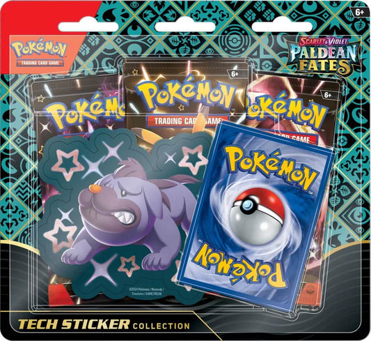 Pokémon TCG Scarlet & Violet 4.5 Paldean Fates Tech Sticker Blister