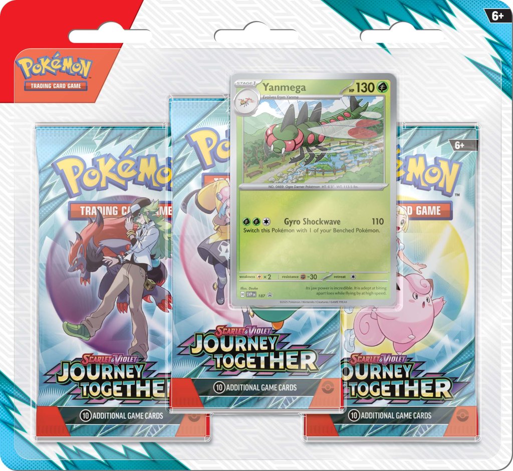 Pokémon: Journey Together SV09 - Three Booster Blister