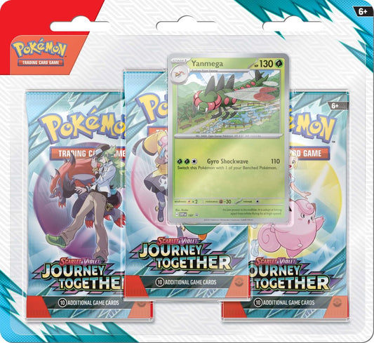 Pokémon TCG Scarlet & Violet 9 Journey Together Three Booster Blister
