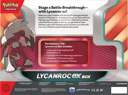 Pokémon TCG Lycanroc EX Box