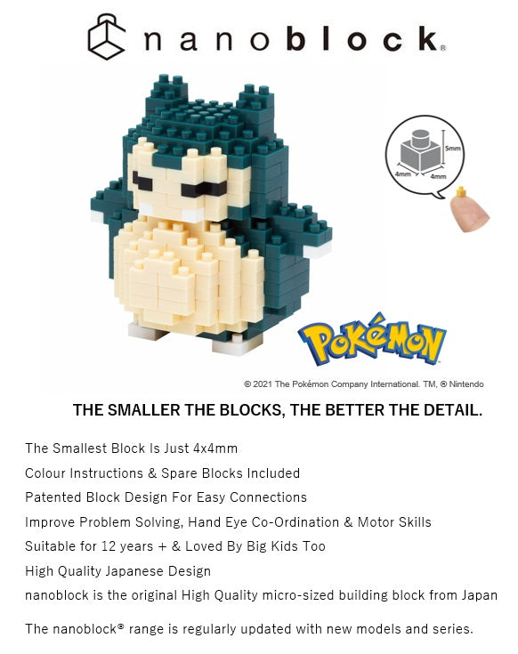 Pokémon Nanoblock - Snorlax