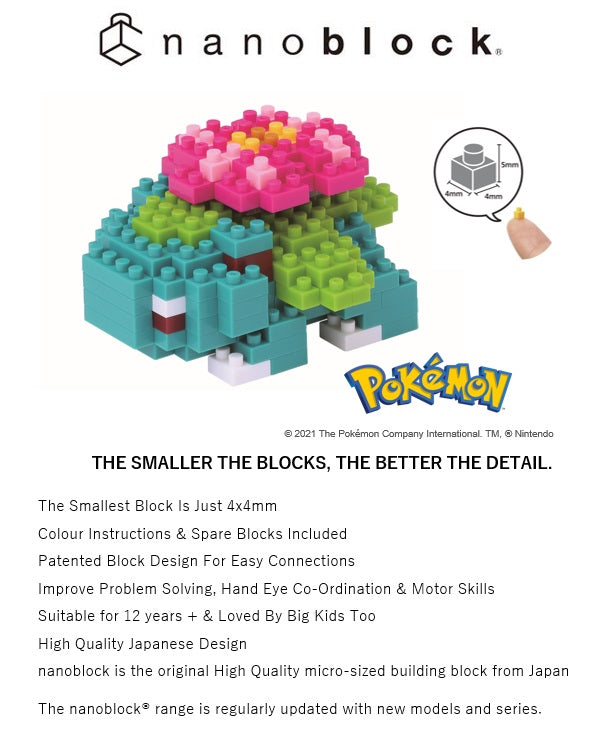 Pokémon Nanoblock - Venusaur