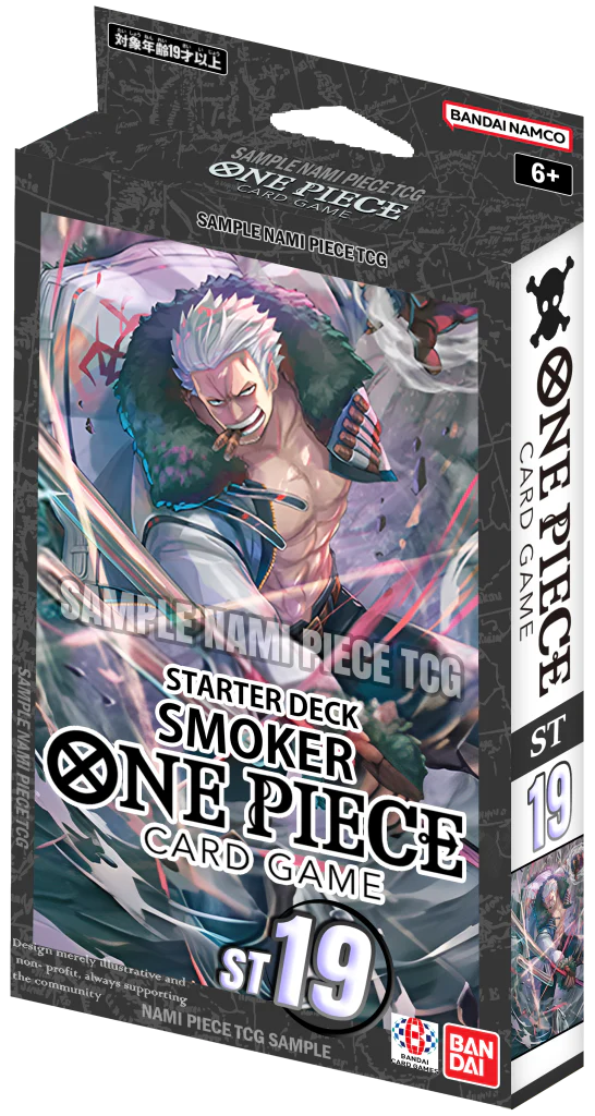 One Piece Card Game (Black) Smoker Starter Deck (ST-19)