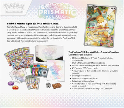 Pokémon: Prismatic Evolutions SV08.5 - Elite Trainer Box