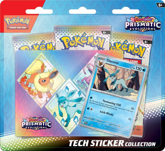 Pokémon TCG Scarlet & Violet 8.5 Prismatic Evolutions Tech Sticker Collection