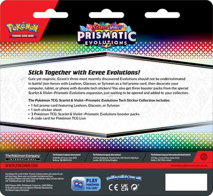 Pokémon: Prismatic Evolutions SV08.5 - Tech Sticker Collection