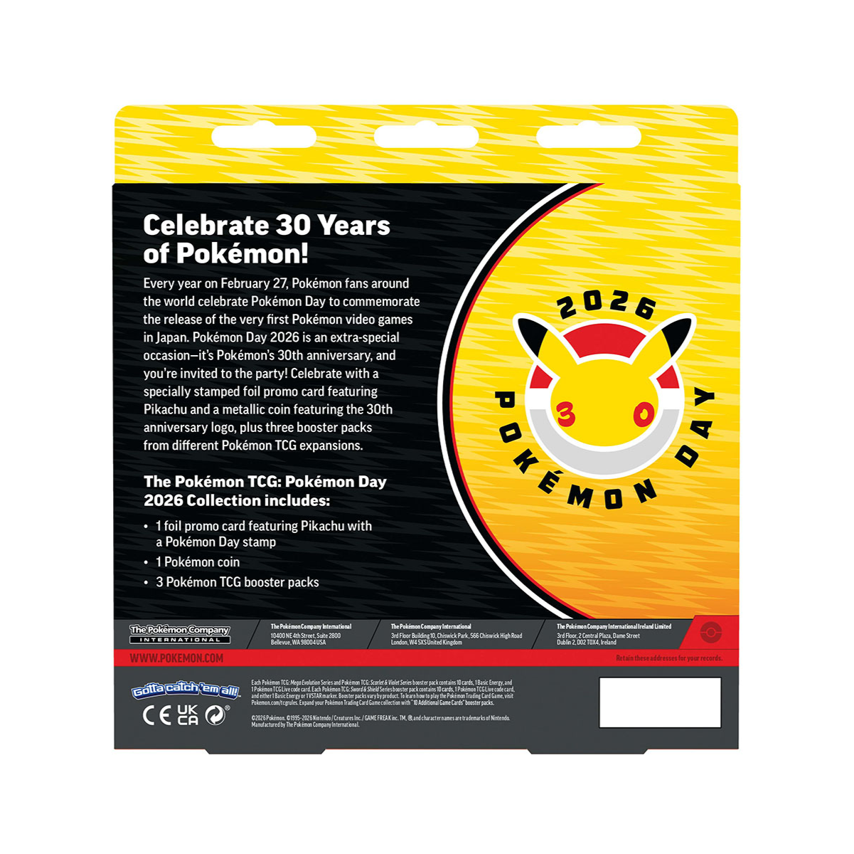 Pokémon TCG: Pokémon Day 2026 Collection