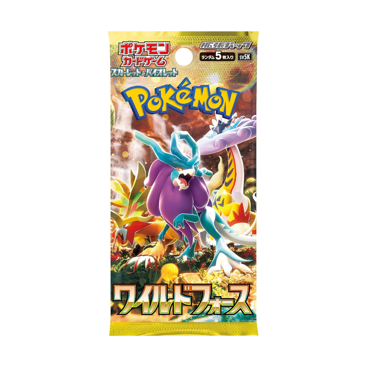 Pokémon TCG Wild Force SV5K Booster Pack Japanese