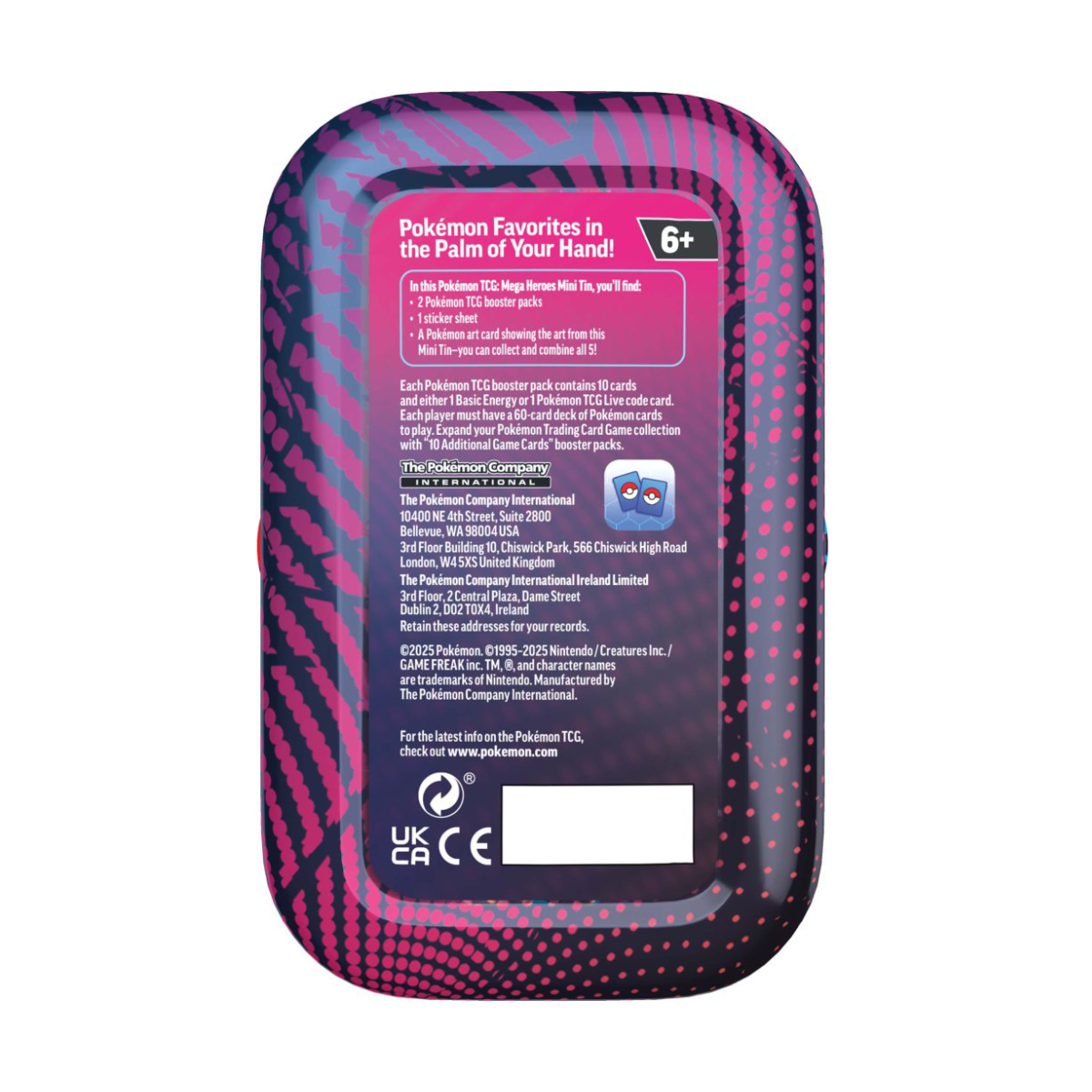 Pokémon TCG: Mega Heroes Mini Tin