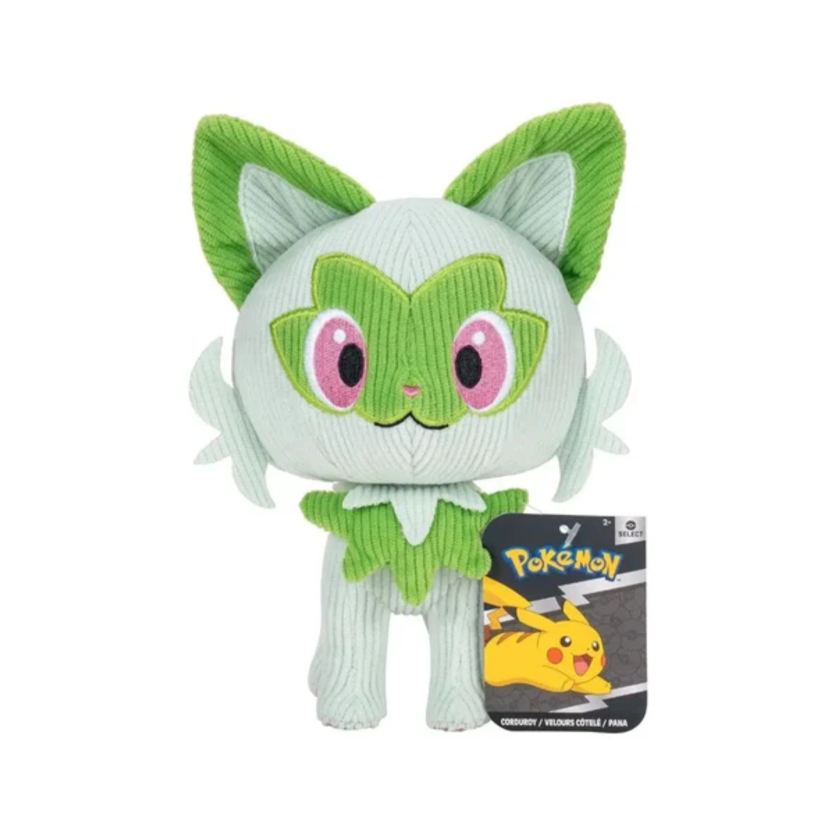 Pokémon 8" Corduroy Plush Toys – Official Licensed Merchandise