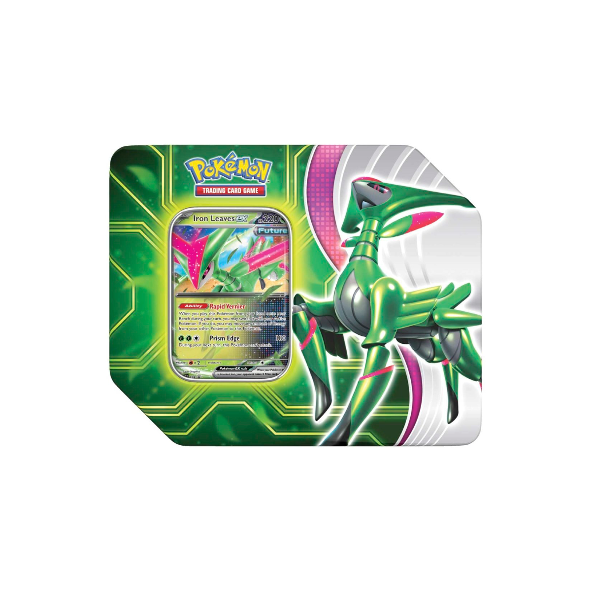 Pokémon TCG Paradox Clash Tin - Iron Leaves
