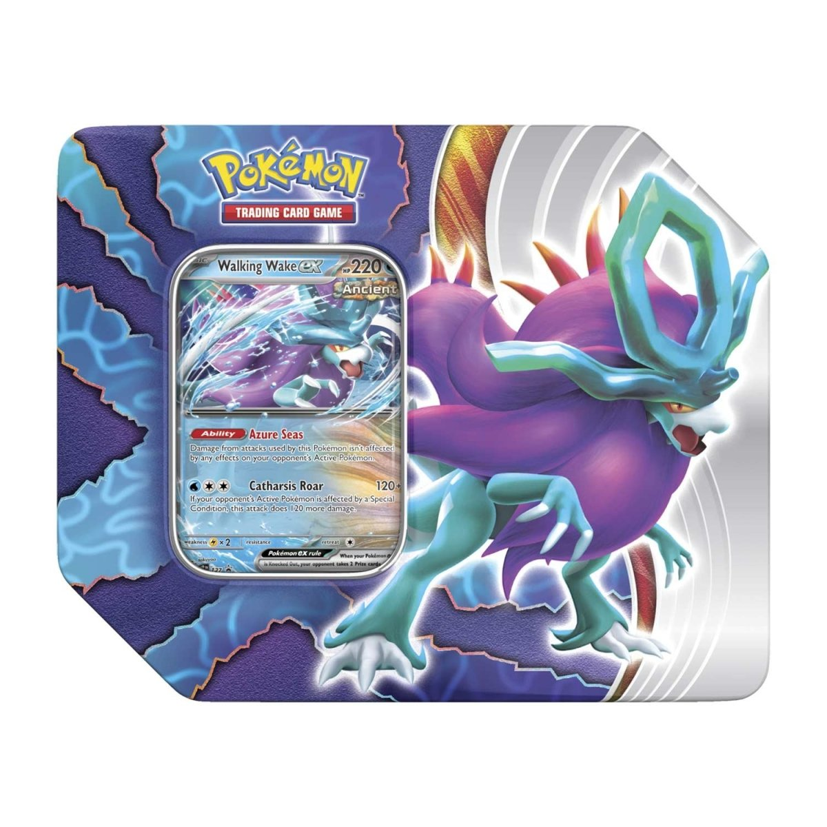Pokémon TCG Paradox Clash Tin - Walking Wake