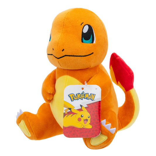 Pokemon 8" Charmander Plush – Fire-Type Pokémon Soft Toy